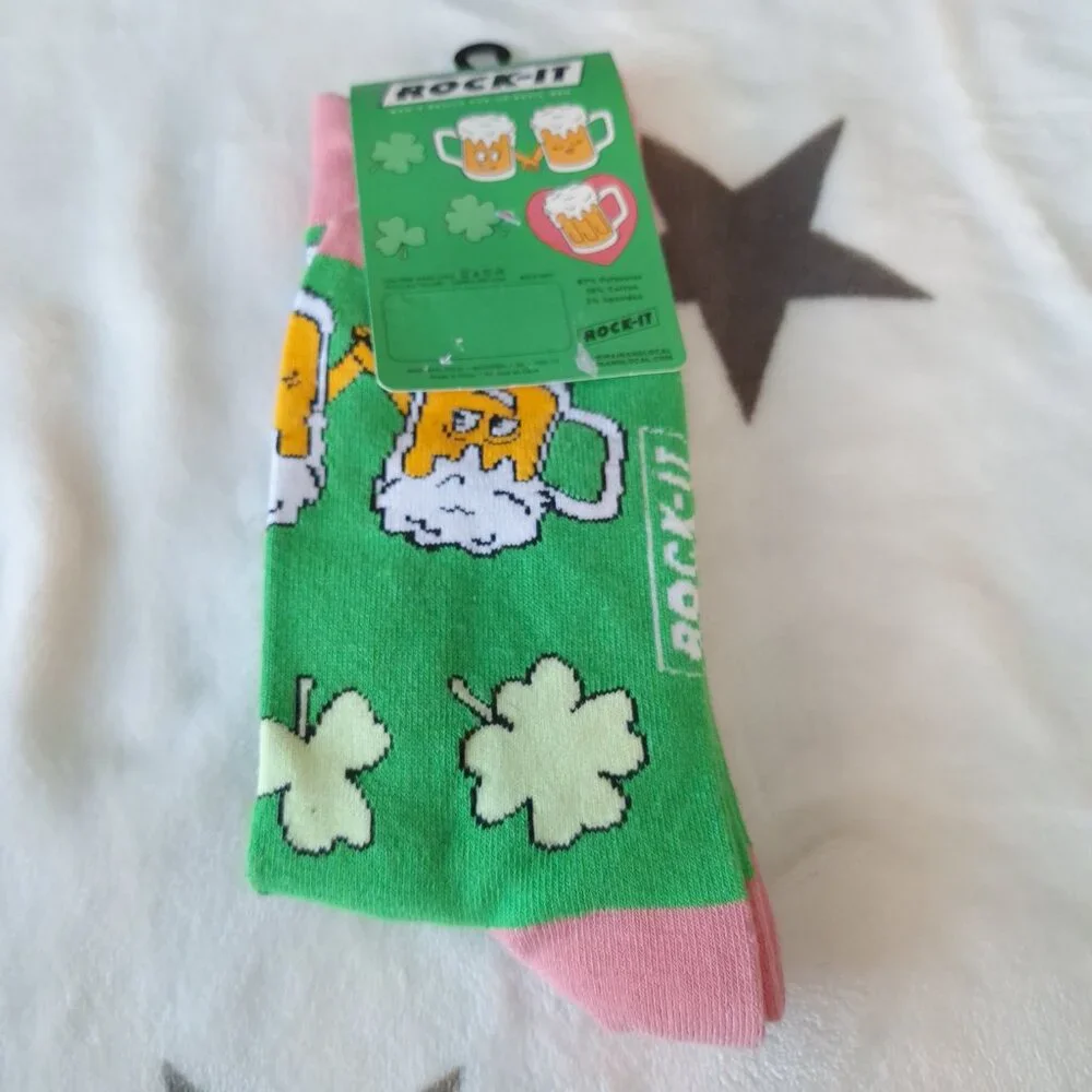Novelty Wish You Were Beer Unisex Socks Funny Cute‎ Partner Spouse Gift Love